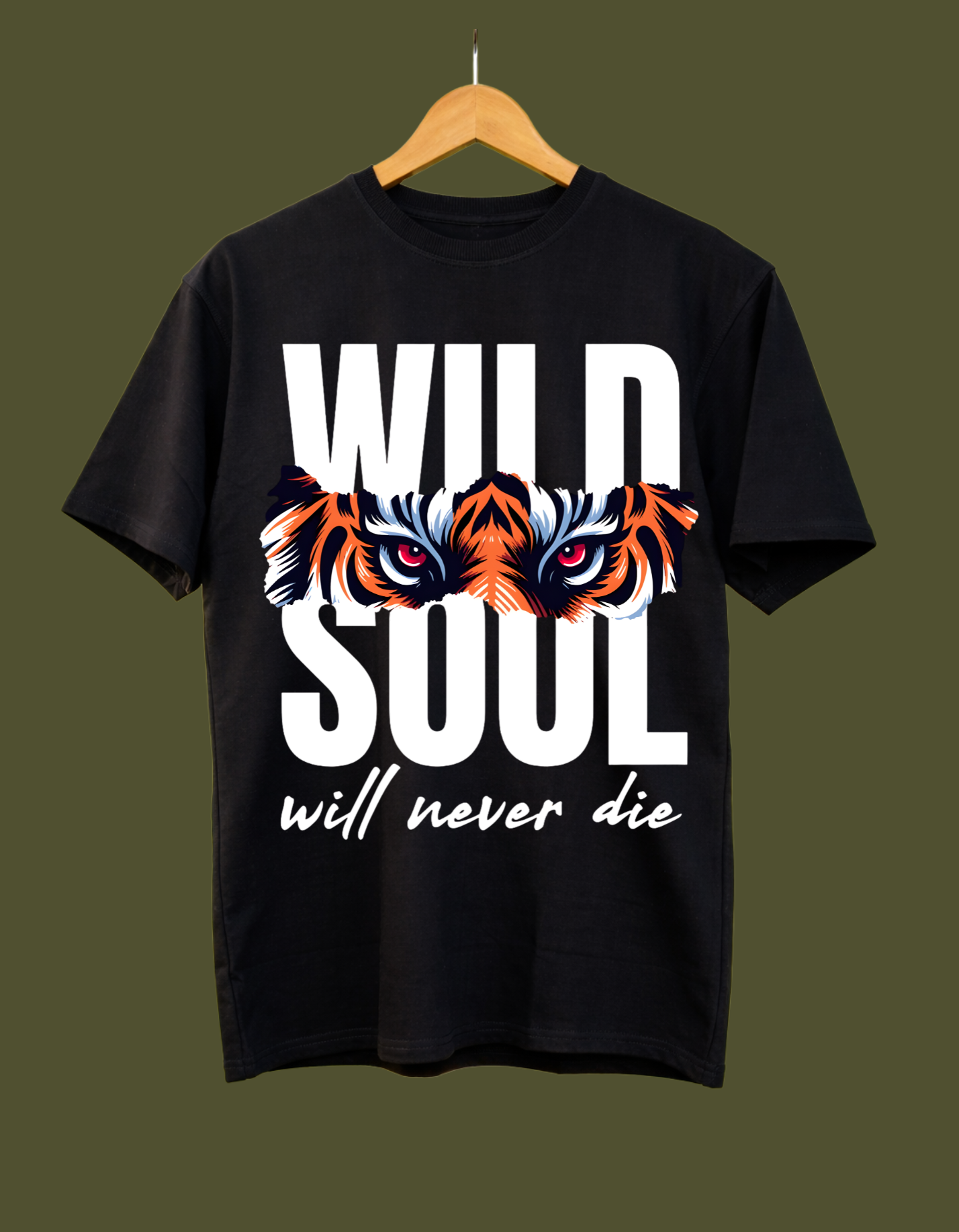 Wild Soul Oversized Graphic T-Shirt – Black Edition